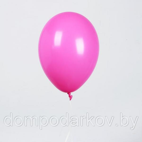 Шар латексный 10", пастель, 1 шт., цвет розовый - фото 2 - id-p107919619