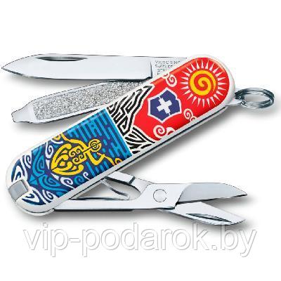 Швейцарский складной нож-брелок - фото 1 - id-p107910036