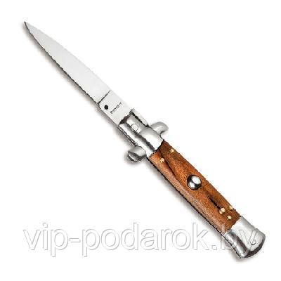 Автоматический складной нож Sicilian Needle Olive Wood