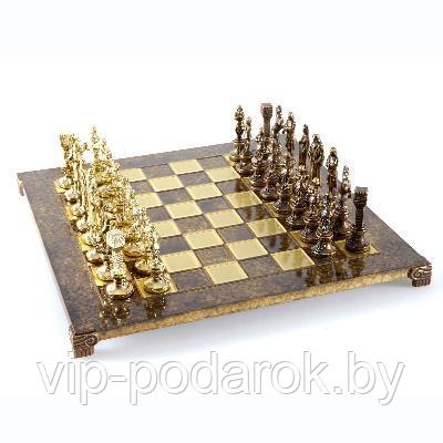 Шахматный набор Ренессанс коричневая доска - фото 1 - id-p107910961