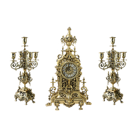 Часы каминные с канделябрами "AHS" BP-2708136-D