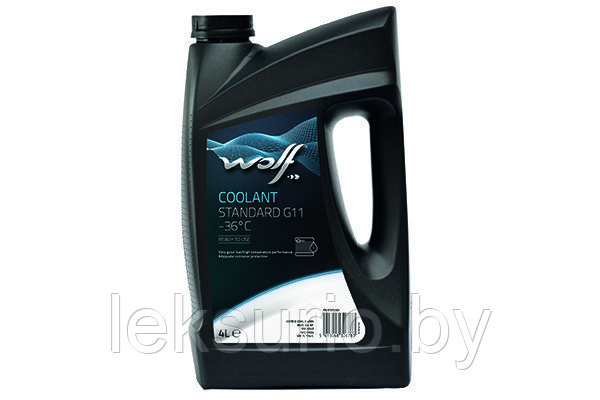 Антифриз WOLF 50100/1 G11 Coolant Standard -36°C 4 л синий