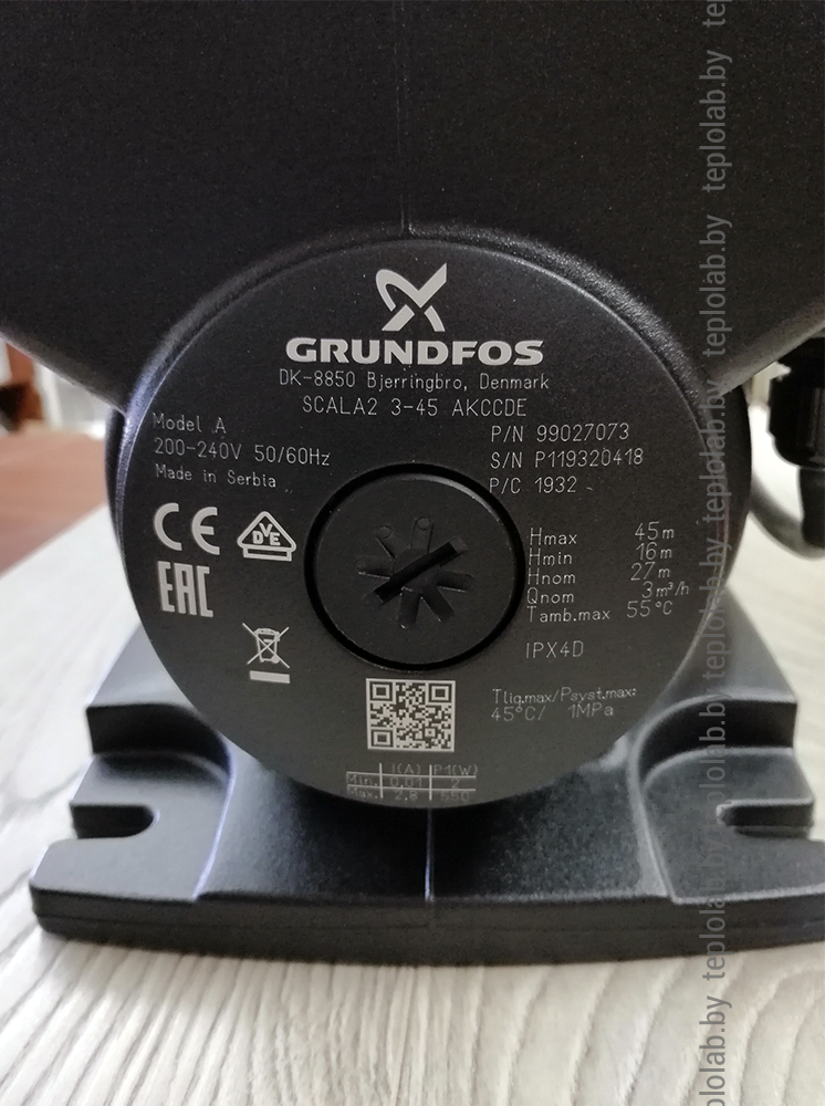 Насосная станция Grundfos SCALA2 3-45 ГРУНДФОС СКАЛА 3-45 - фото 5 - id-p60523190