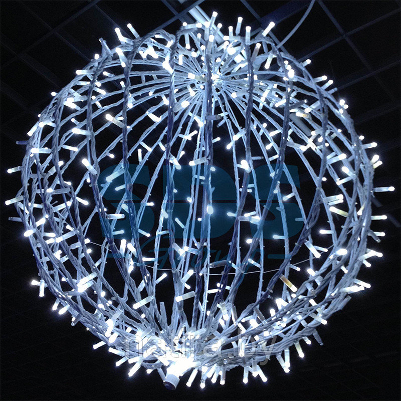 Светодиодный шар 3D (каркас) Диаметр 60см - фото 1 - id-p107943820
