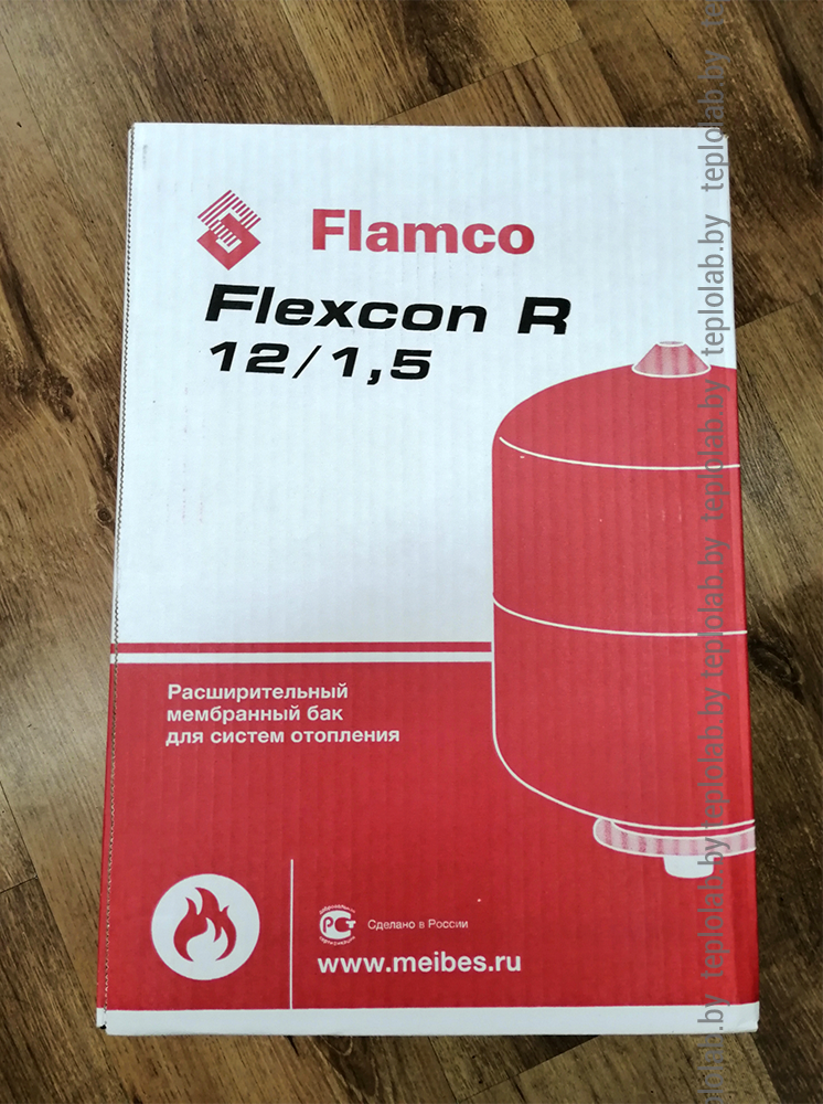 Расширительный бак для отопления Flamco Flexcon R 12 - фото 6 - id-p75103406