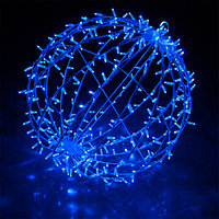 Светодиодный шар 3D(каркас) Диаметр 80см