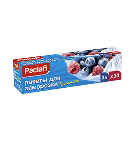 Пакеты для заморозки PACLAN 3л. 25Х32 (30) 513232