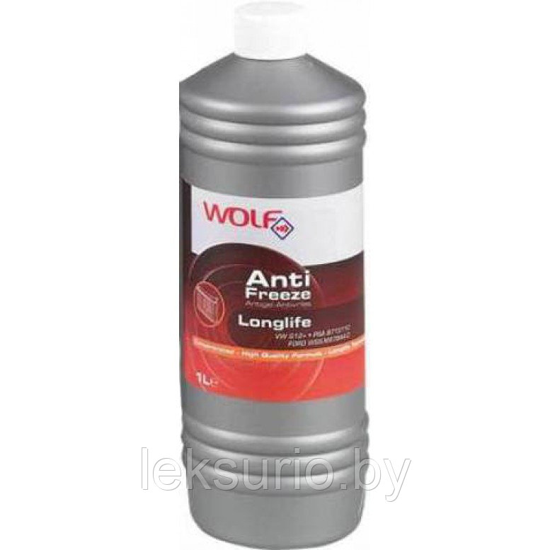 Антифриз концентрат WOLF G12+ Anti-freeze LongLife 50001/4 4л - фото 3 - id-p107944213