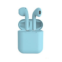Беспроводные наушники i12 TWS (inPods i12) Bluetooth 5.0, голубые, фото 2