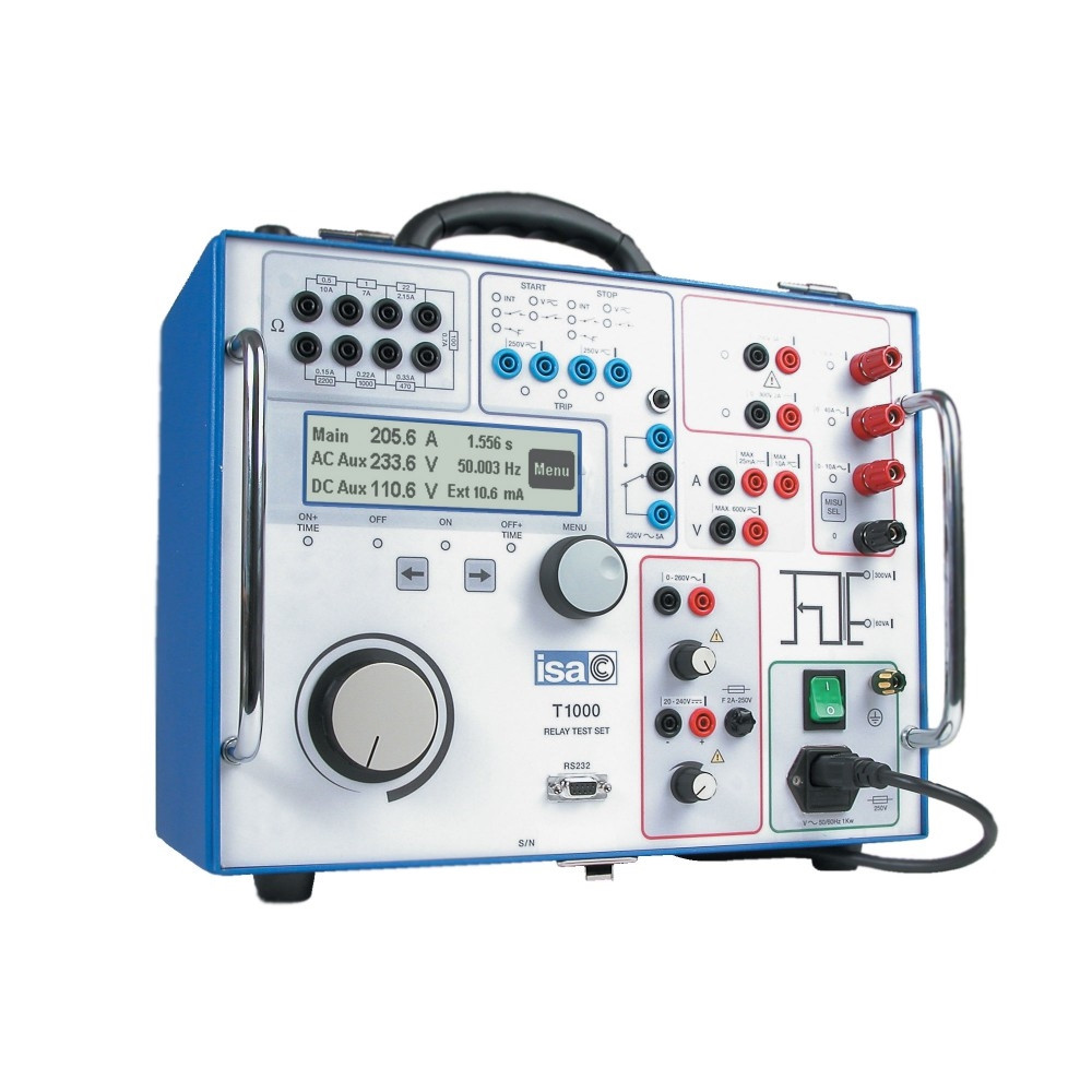 T-1000-E PLUS испытательный комплекс для проверки реле повышенное напряжение 500В ISA - фото 1 - id-p107243009