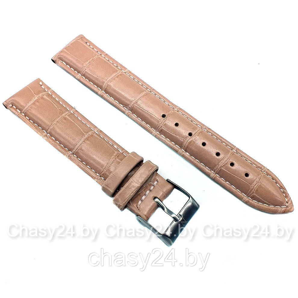 Ремешок кожаный для часов 22 мм CRW099-22 - фото 1 - id-p107973214