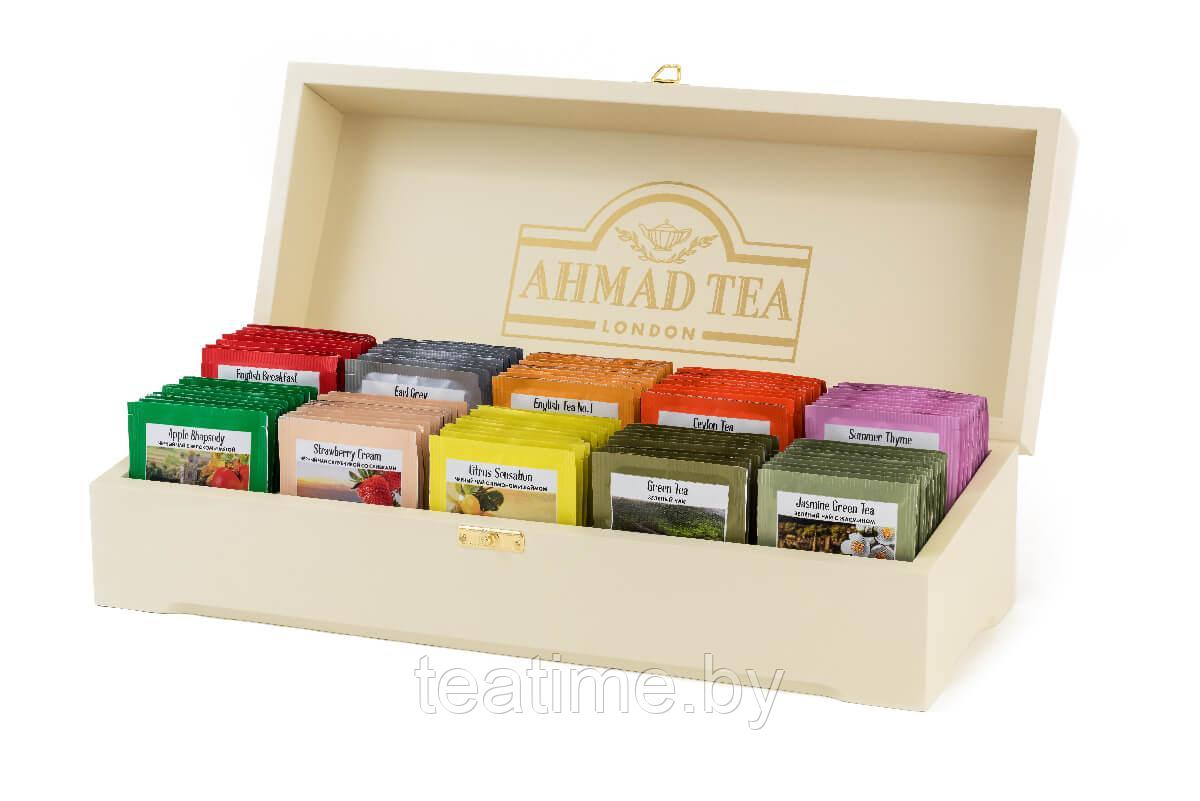 Коллекция ahmad tea в деревянной шкатулке 100п - фото 2 - id-p107973443