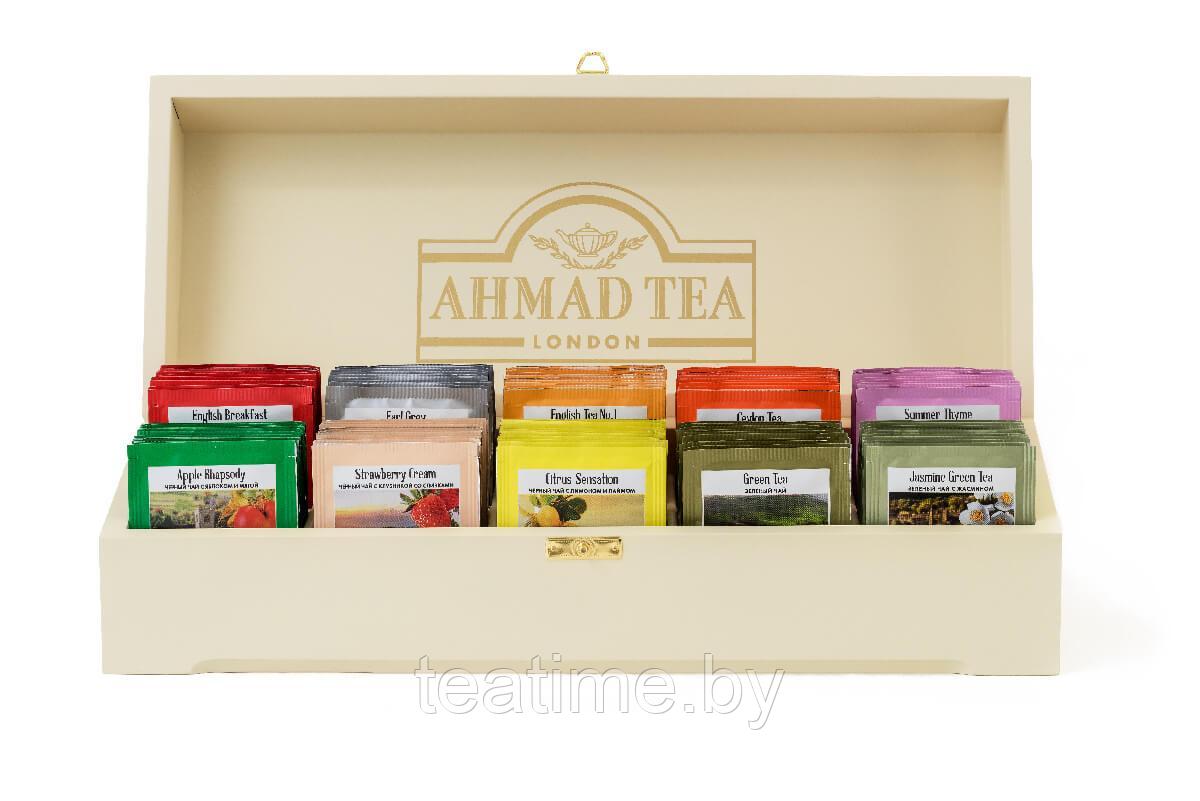 Коллекция ahmad tea в деревянной шкатулке 100п - фото 3 - id-p107973443
