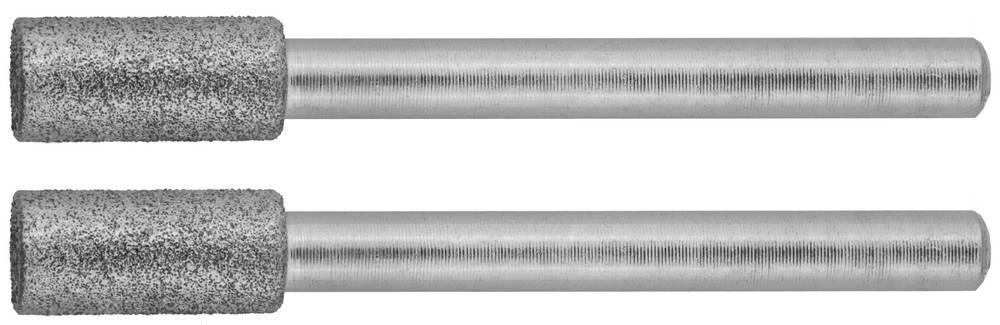 Мини-шарошки ЗУБР алмазные, d 4,8x10,0х3,2мм; L 38мм, 2шт, 35920, фото 2