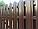 Евроштакетник "Шоколадно- коричневый 8017 Одностороннее покрытие, фото 2