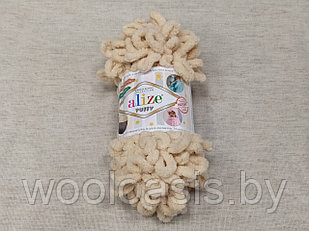 Пряжа Alize Puffy, Ализе Пуффи, турецкая, плюшевая, 100% микрополиэстер, для ручного вязания (цвет 310)