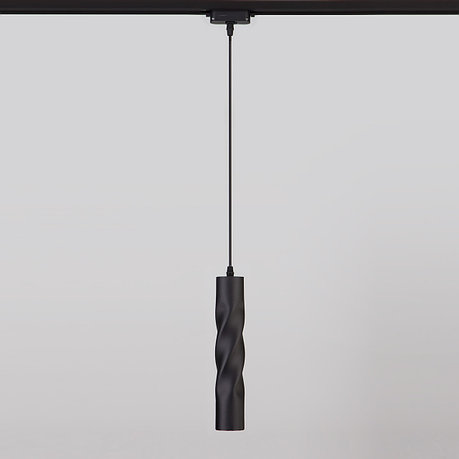 Трековый подвесной светильник 50162/1 LED черный Scroll Eurosvet, фото 2
