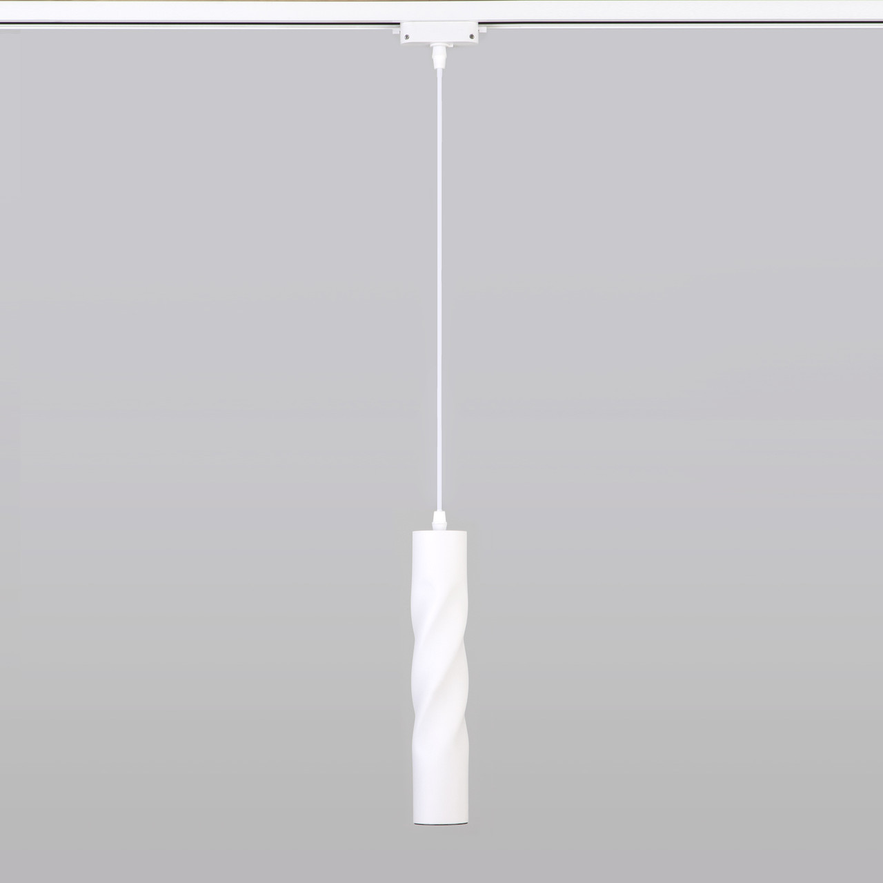 Трековый подвесной светильник 50162/1 LED белый Scroll Eurosvet
