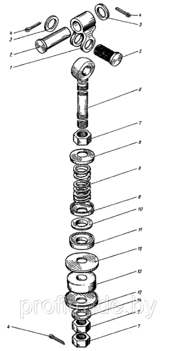 Подвеска шарнирная 23-09070