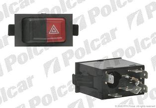 Кнопка аварийки Volkswagen Transporter T3 /Golf 1/ Jetta 1 / Passat B1 / LT28/31/35 / Polo 2 / Scirocco 2