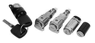 Набор замков Skoda Octavia 1U2, 1U5 / Fabia 6Y2, 6Y5 / VW GOLF 4 / BORA /JETTA 1J5/1JM