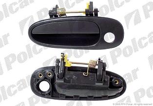 Ручка дверная передняя наружная левая TOYOTA COROLLA (E10) 93-97 / Rav4 (XA10) 94-2000