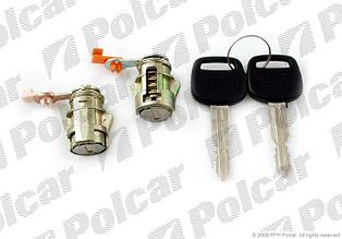 Комплект личинок дверных замков Toyota Corolla 88-92 г/в