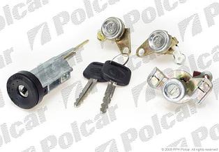 Набор (комплект) замков (сердцевин) TOYOTA COROLLA (E10) 93-97 (AE 100)