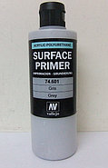 Грунт Surface Primer акриловый полиуретановый, серый (Grey), 200 мл, Vallejo, фото 3