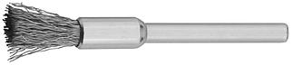 Щетка ЗУБР радиальная, нержавеющая сталь, на шпильке, d 5,0х3,2мм, L 42мм, 35932