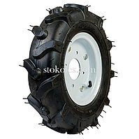 Колеса на мотоблок мтз 5.00-12 (отв. 4/10/70/110)  рисунок "Елочка"