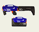 Автомат, Бластер + 20 пуль Blaze Storm детское оружие, с прикладом, мягкие пули, типа Nerf (Нерф) арт. ZC7102, фото 2