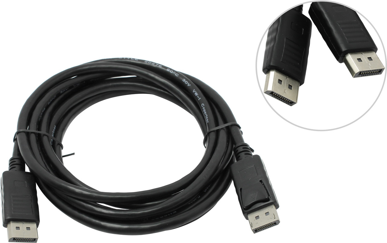 Кабель DisplayPort - DisplayPort (v1.2) 3метра - Telecom (TCG715-3M) - фото 1 - id-p108025370