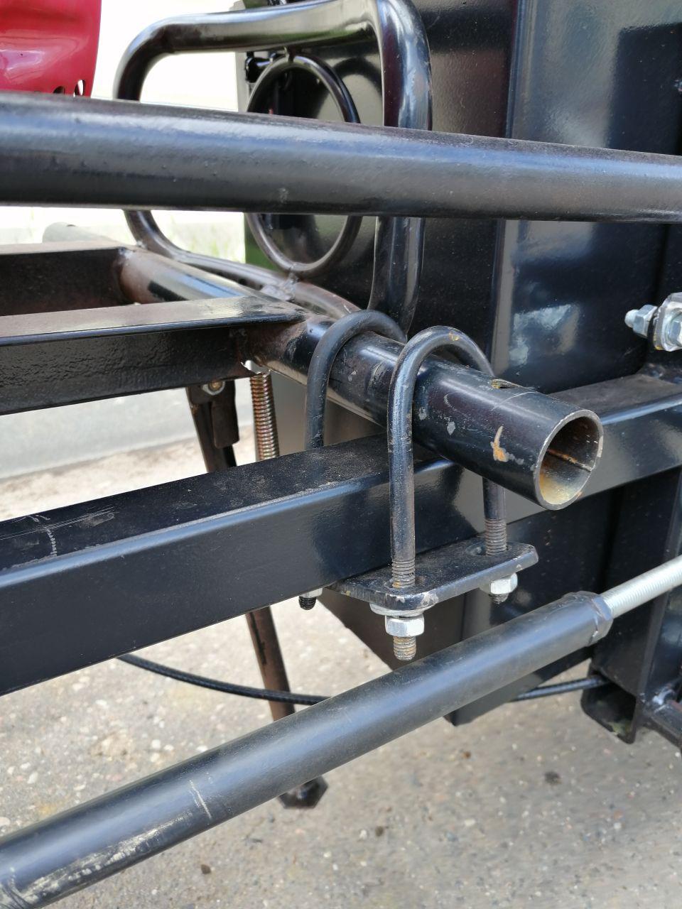 Бензиновый минитрактор на базе мотоблока Shtenli 1900 и адаптера АМ-4 - фото 4 - id-p107943834