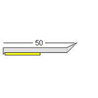 Нащельник пластиковый 50мм