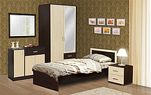 Кровать двуспальная 21.52-01 Фриз 1400 с настилом (2 цвета) фабрика Олмеко, фото 3