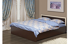 Кровать двуспальная 21.53 Фриз 1600 с настилом (2 цвета) фабрика Олмеко, фото 2