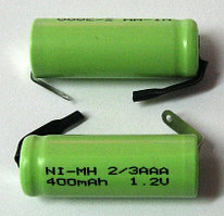 Технологический аккумулятор Ni-Mh (2/3AAA), 400 mAh, с выводами