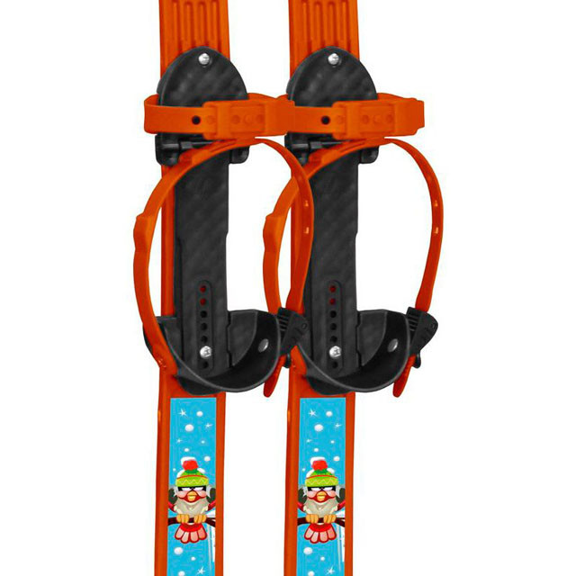 Лыжи детские с палками Вираж-спорт 100/100 см с креплением Цикл 7085-00 - фото 2 - id-p108041050