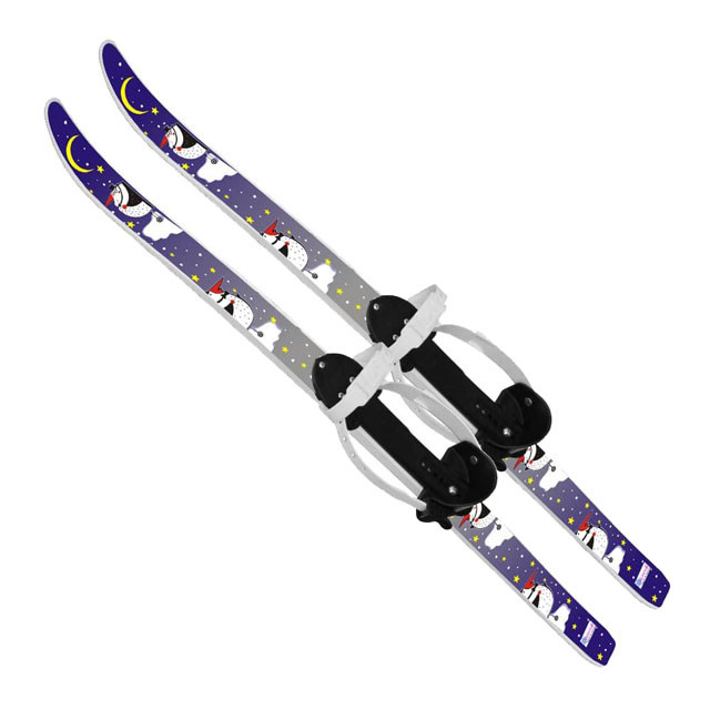 Лыжи детские с палками Быстрики 90/90 см с креплением Цикл - фото 3 - id-p108041111