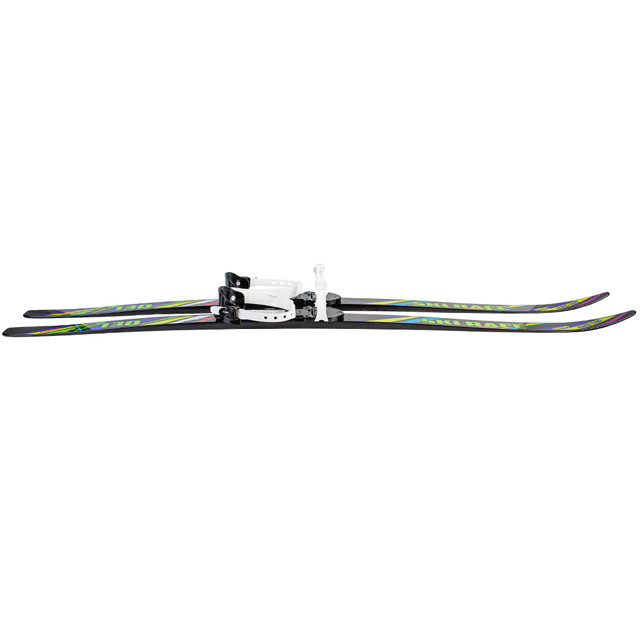 Лыжи подростковые Ski Race 130/100 см с палками и универсальным креплением Цикл на повседневную обувь 5234-00 - фото 8 - id-p69753709