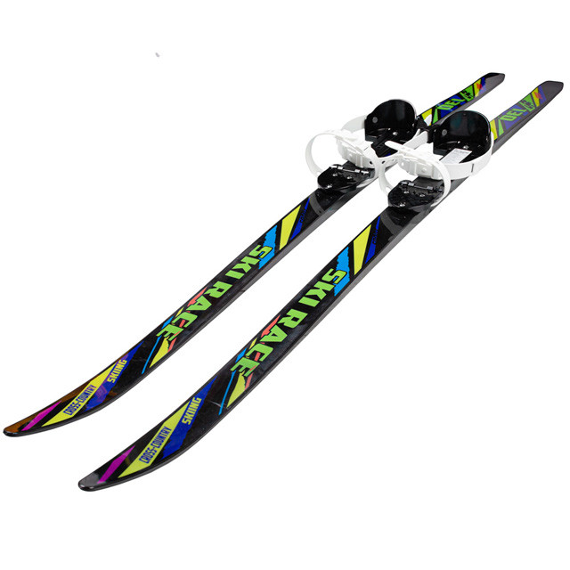 Лыжи подростковые Ski Race 140/105 см с палками и универсальным креплением Цикл на повседневную обувь 5296-00 - фото 5 - id-p69753737