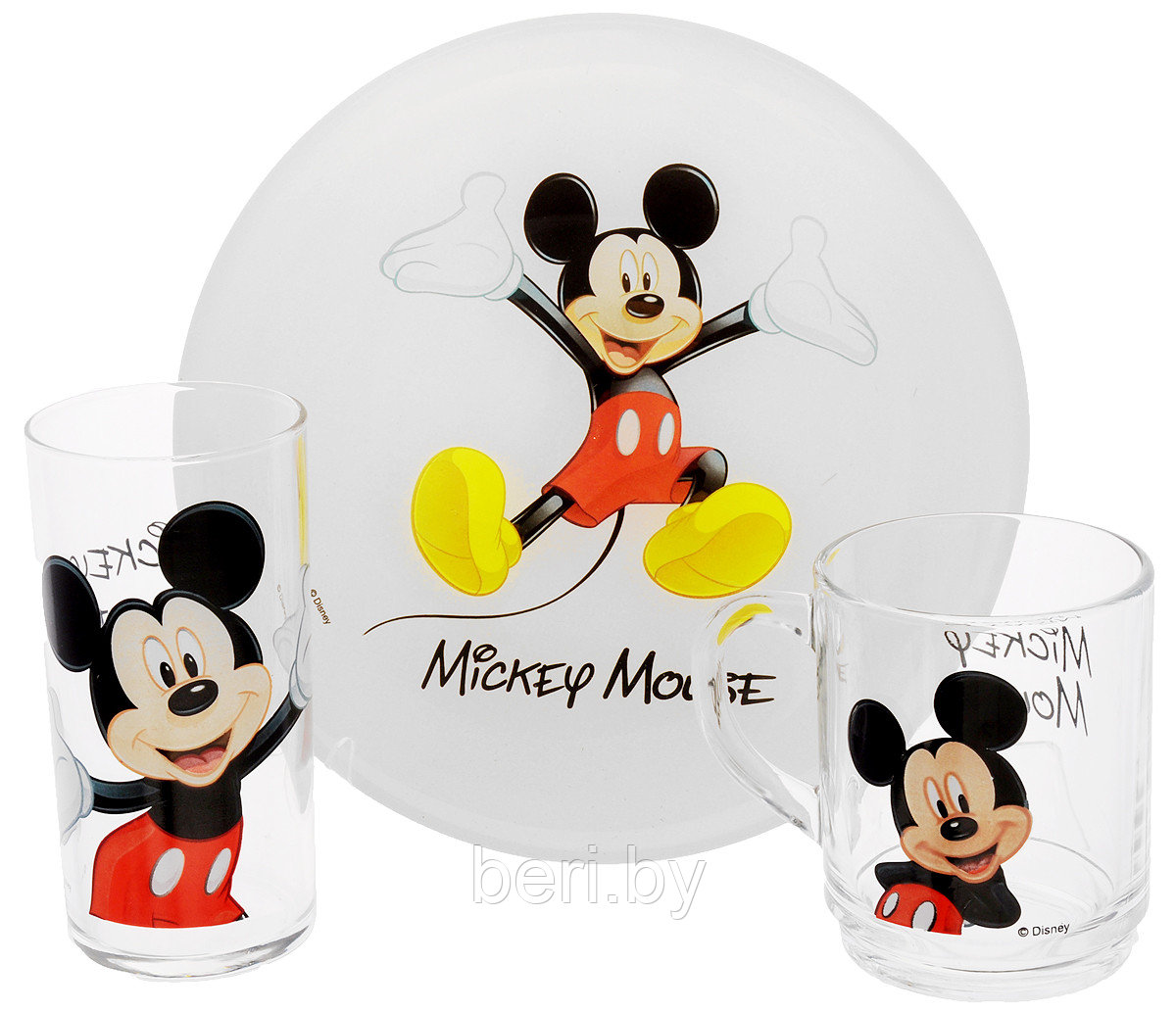 H5320 Набор детской посуды Luminarc Disney Mickey Colors, 3 предмета - фото 2 - id-p108046315