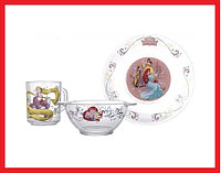H2135 Детский набор посуды Luminarc Disney "Принцессы", 3 предмета