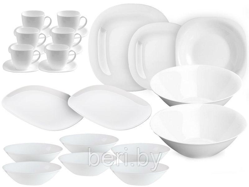 N7862 Столовый сервиз 40 предметов Luminarc Carine, набор посуды, набор тарелок, 6 персон