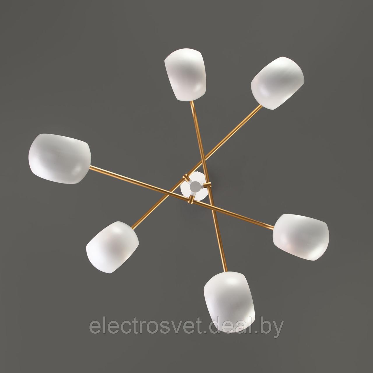 Подвесной светильник в стиле лофт 70055/6 белый Luca - фото 5 - id-p108066178