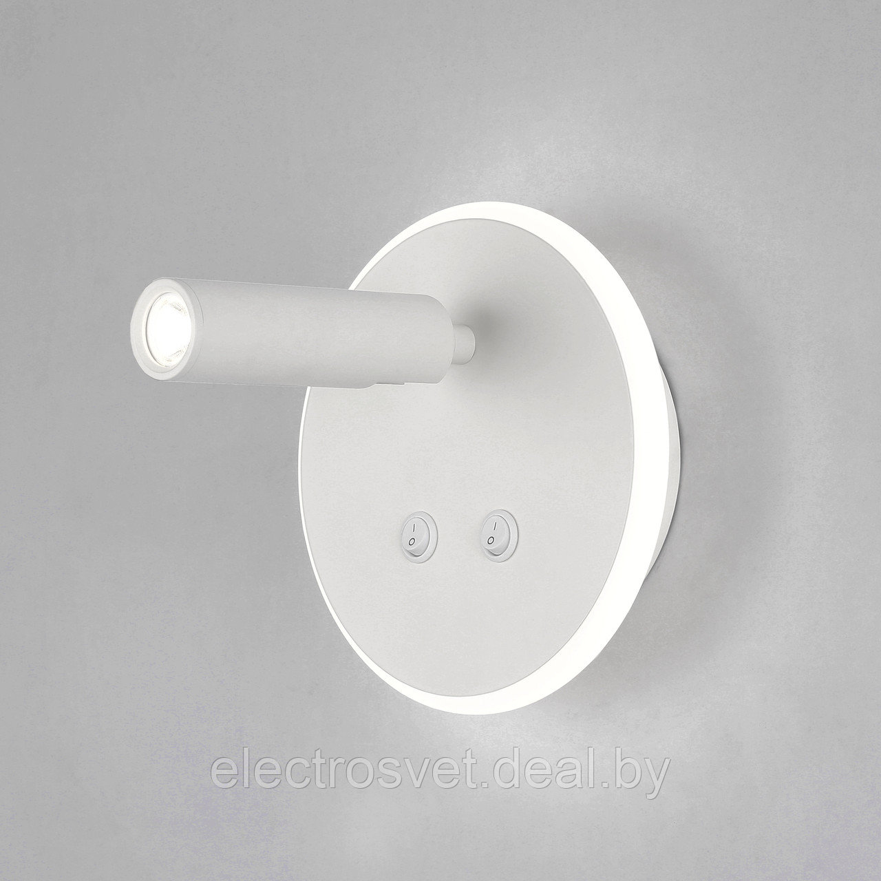 Настенный светодиодный светильник с поворотным плафоном Tera LED белый (MRL LED 1014) - фото 4 - id-p108071801