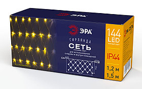 Гирлянда светодиодная ЭРА ENOS-01B LED Сеть 1,2м*1,5м теплый свет, 24V, IP44