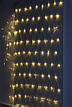 Гирлянда светодиодная ЭРА ENOS-01B LED Сеть 1,2м*1,5м теплый свет, 24V, IP44, фото 3