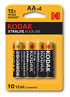 Элемент питания Kodak Xtralife alkaline  AA battery LR6, Bl.4